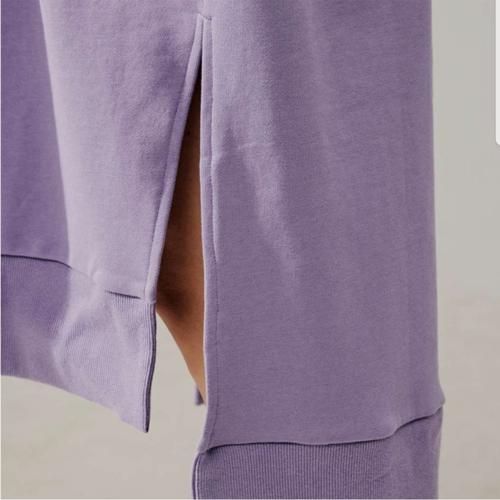Nwot Nap Loungewear Pullover Sweatshirt Hoodie Dress Purple Lilac Xs — image 4 of 8